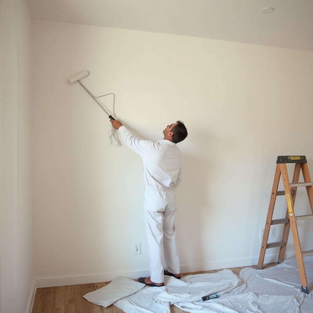 Painting & Finishing crew at work